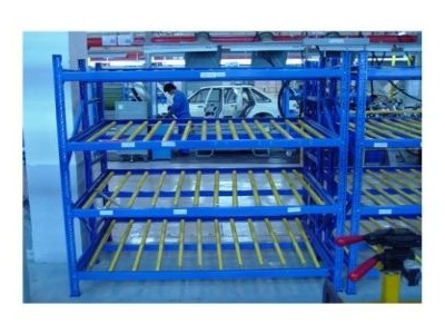 流利條貨架流利式貨架定制先進(jìn)先出滾輪滑軌貨架