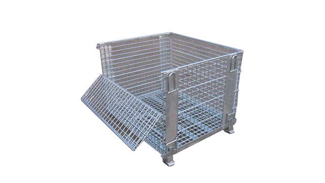 可吊裝倉儲籠蝴蝶籠物流快遞周轉(zhuǎn)箱籠鐵籠貨架倉庫鐵框