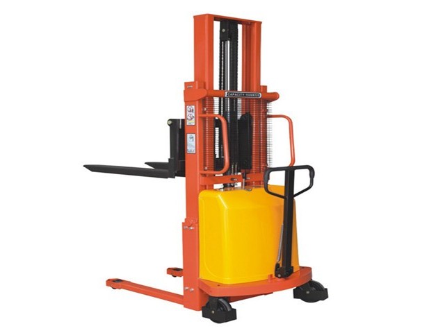 中力窄腿覆蓋式半電動堆高車液壓升高叉車堆垛車 中力窄腿覆蓋式半電動堆高車液壓升高叉車堆垛車